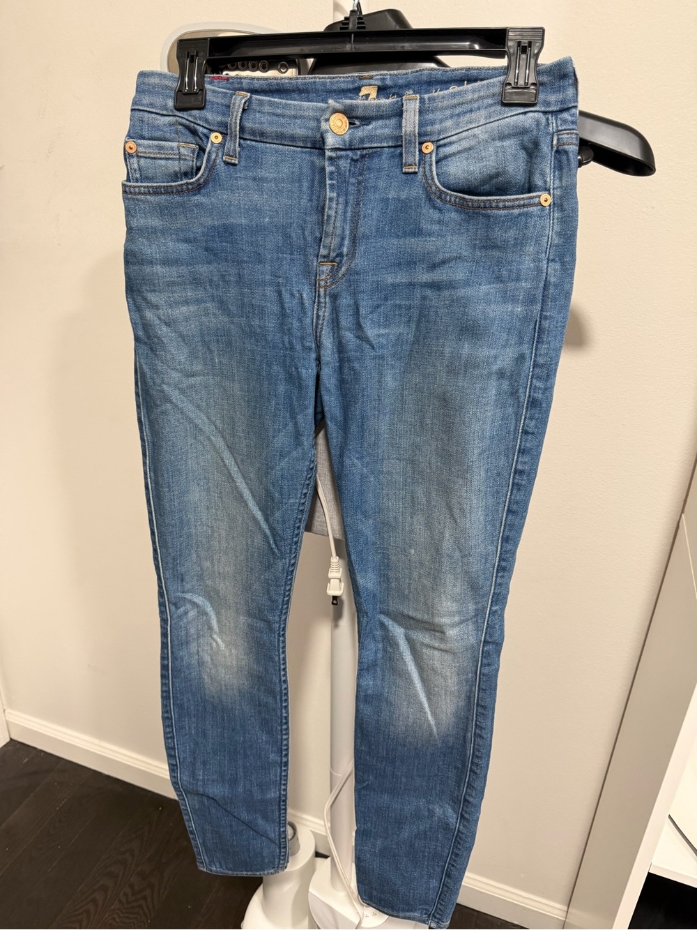 7 For All Mankind Light Blue Skinny Jeans